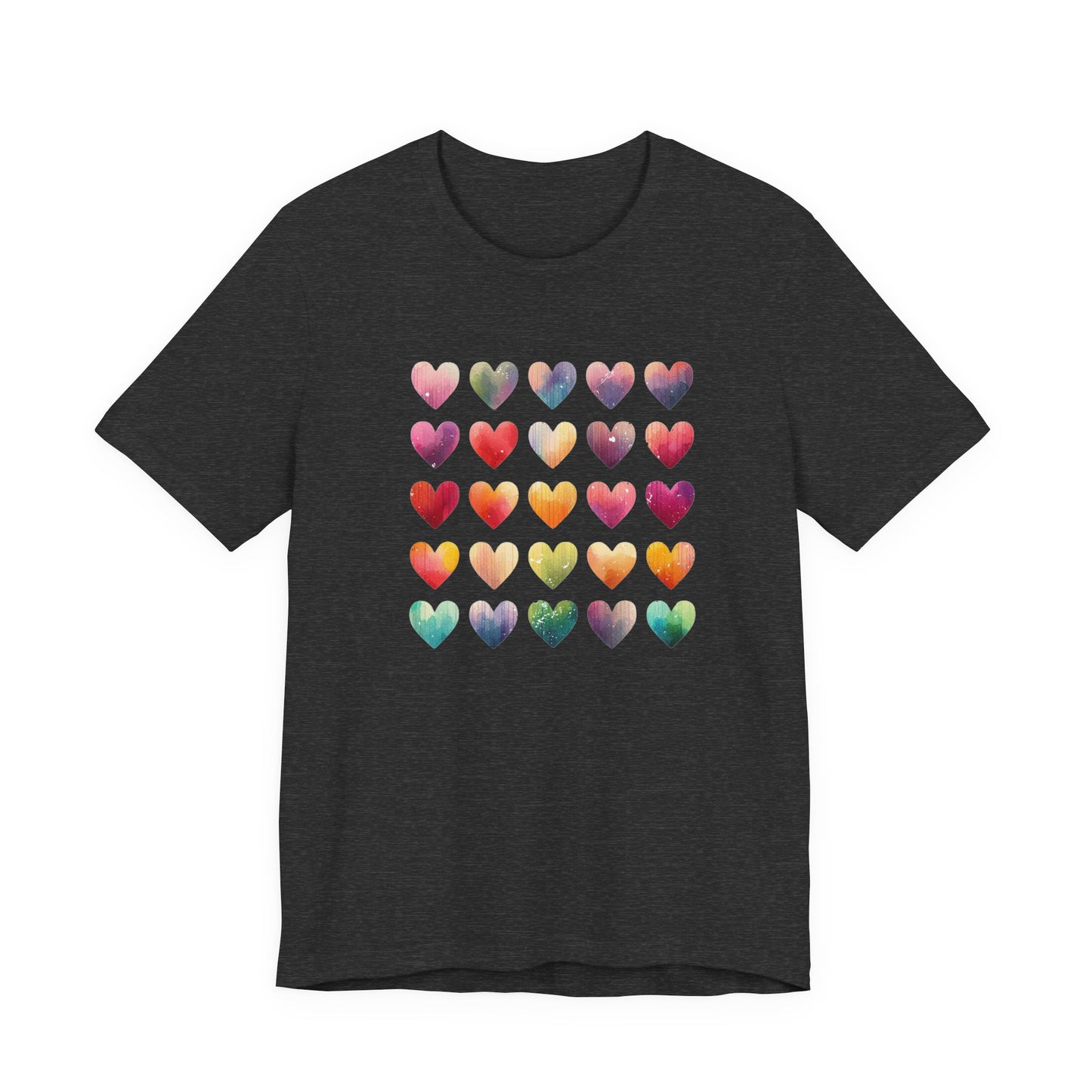Bohemian Artsy Watercolor Shirt, Watercolor Tee, Watercolor Heart Tee - PopCultureByDesign36