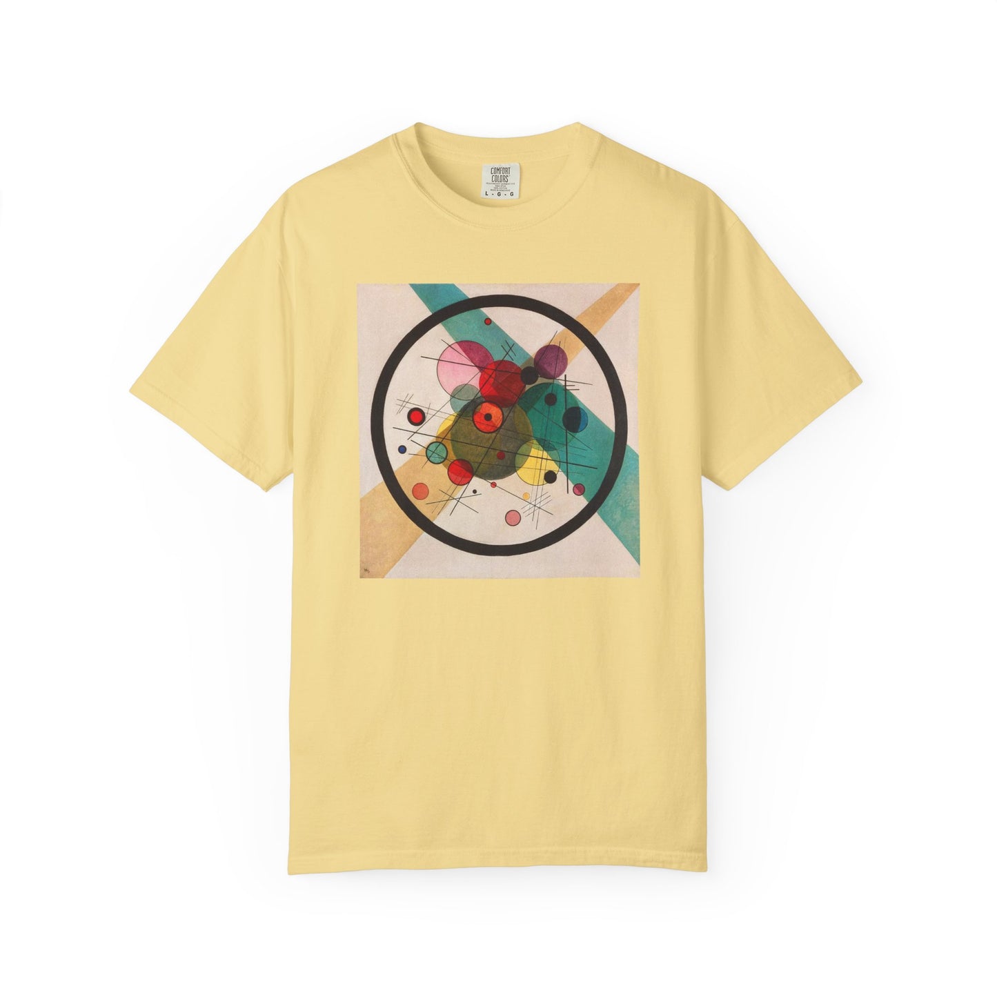 Abstract Art Tshirt, Circles in a Circle, Wassily Kandinsky,Kandinsky Art - PopCultureByDesign36