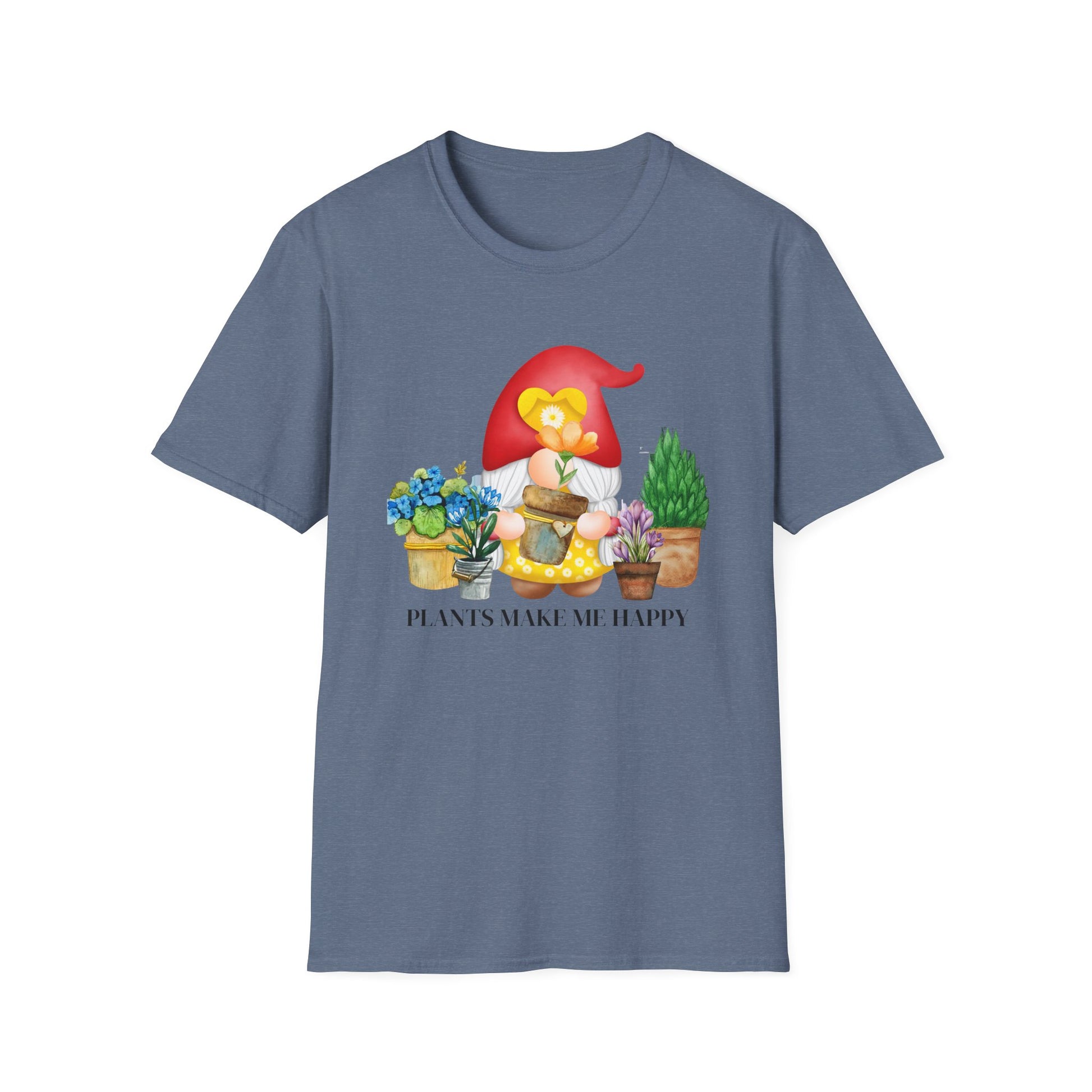 Plants make me happy, Funny Gardening Shirt, Botanic Shirt, Gift for Plant Lover - PopCultureByDesign36