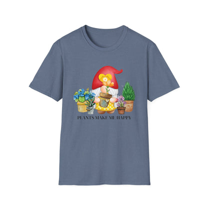 Plants make me happy, Funny Gardening Shirt, Botanic Shirt, Gift for Plant Lover - PopCultureByDesign36
