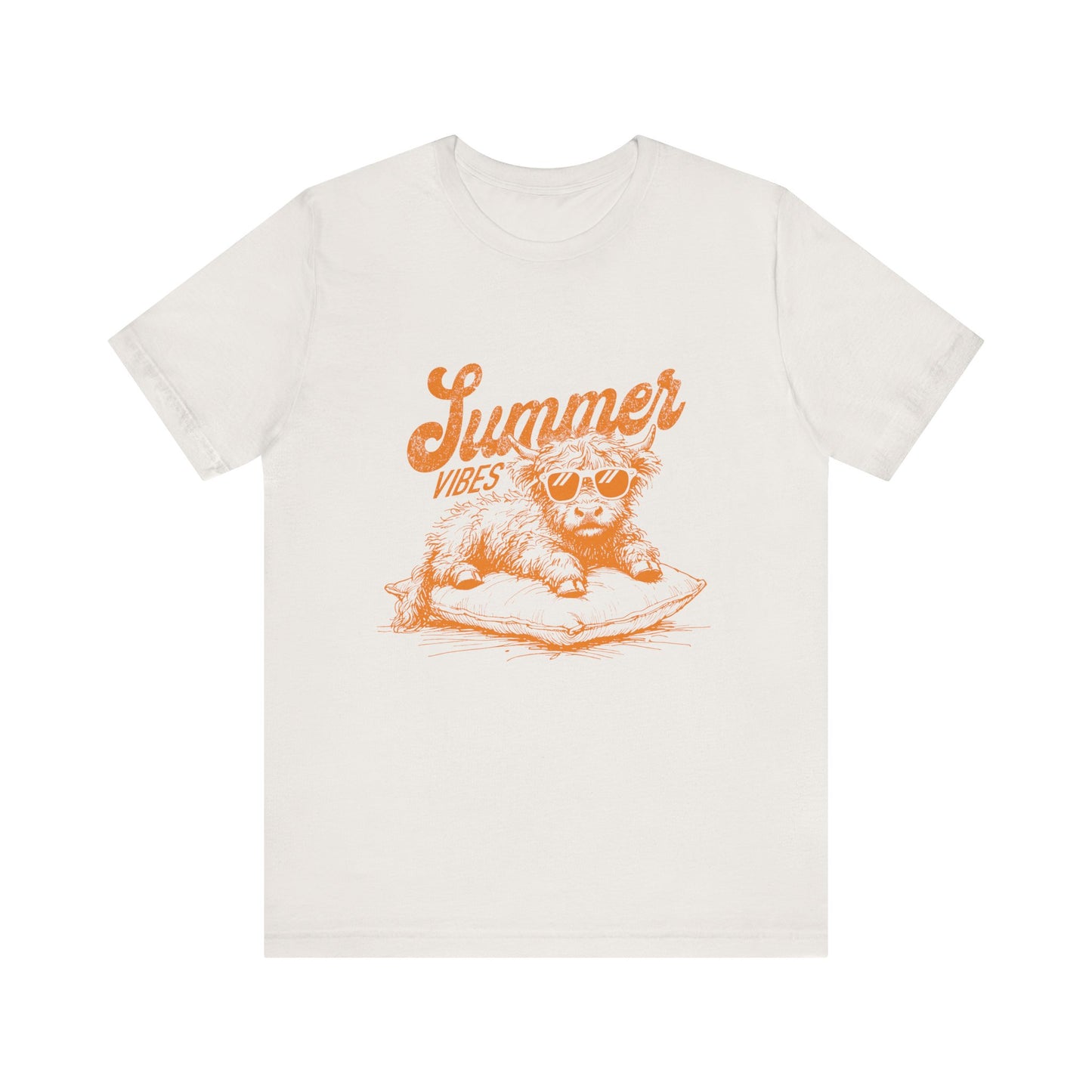 Summer Vibes Highland Cow Shirt, Western Shirt, Cow Shirt - PopCultureByDesign36