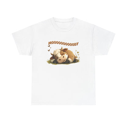 Mooooody shirt, Moody shirt, Funny Cow shirt, Cow shirt - PopCultureByDesign36