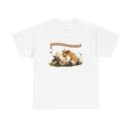 Mooooody shirt, Moody shirt, Funny Cow shirt, Cow shirt - PopCultureByDesign36