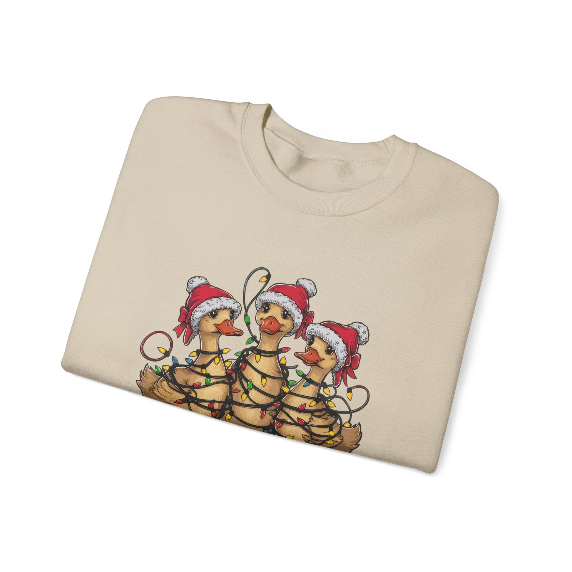 Christmas Ducks Sweatshirt, Funny Animals Christmas Sweatshirt - PopCultureByDesign36