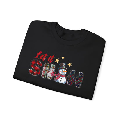 Let It Snow Sweatshirt, Christmas Tis The Season Sweatshirt, Merry Christmas - PopCultureByDesign36