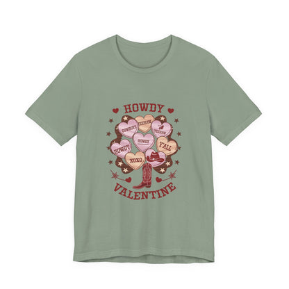 Candy Heart Shirt, Valentine's Day Gift, Country Conversation Hearts Shirt - PopCultureByDesign36