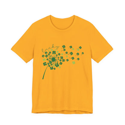 Lucky Shirt, St Patricks Day Shirt, Shamrock Heart T-Shirt - PopCultureByDesign36