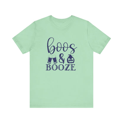 Booze And Boos shirt, Retro Halloween Shirt, Halloween Gift - PopCultureByDesign36