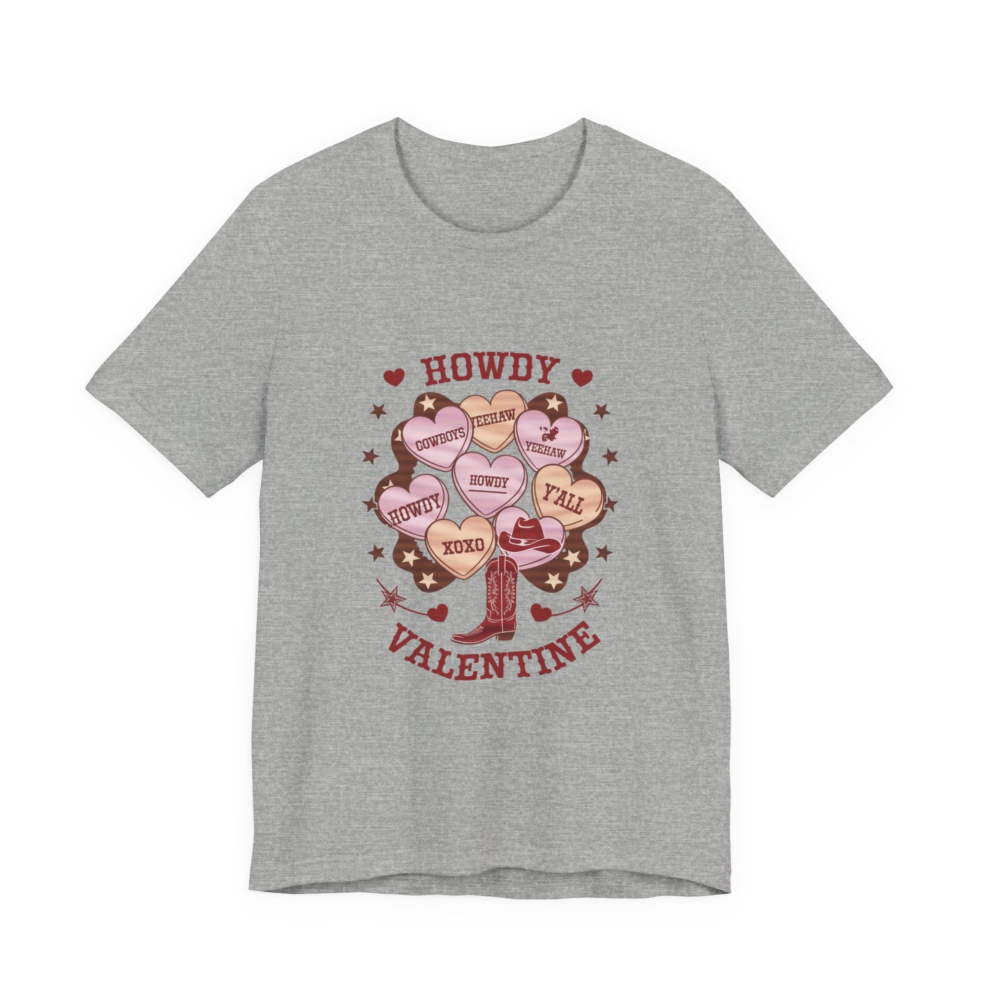 Candy Heart Shirt, Valentine's Day Gift, Country Conversation Hearts Shirt - PopCultureByDesign36