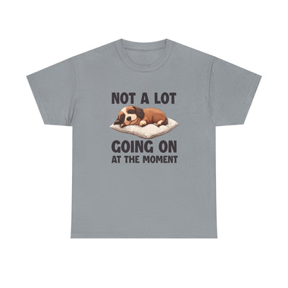 Cute Puppy Sleeping, Dog Lover Animal Tshirt, Tired Puppy, Lazy Dog Shirt - PopCultureByDesign36