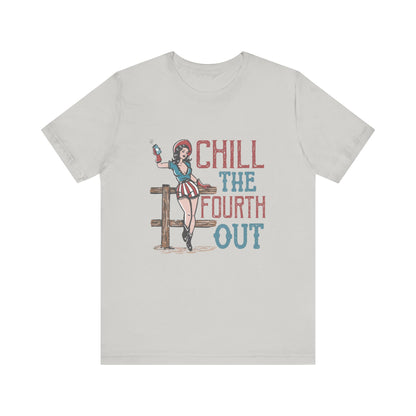 Cowgirl July 4th Retro Shirt, 4th of July Boho Independence Day Tee - PopCultureByDesign36