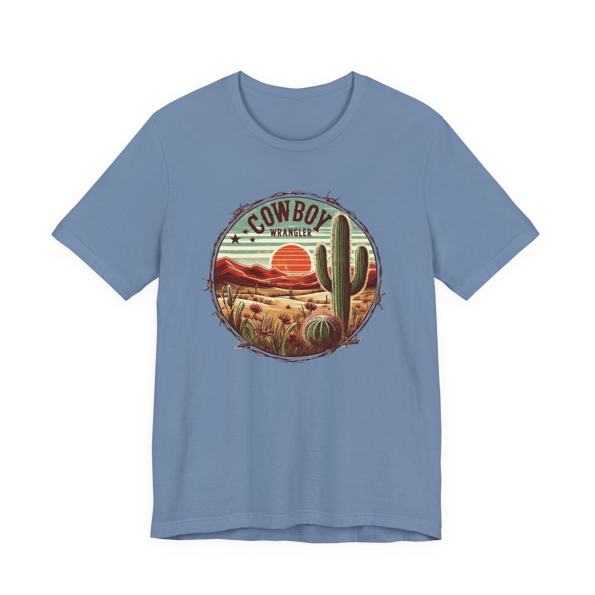 Cowboy Wrangler Shirt, Texas Shirt, Country Music Shirt, Western Shirt - PopCultureByDesign36