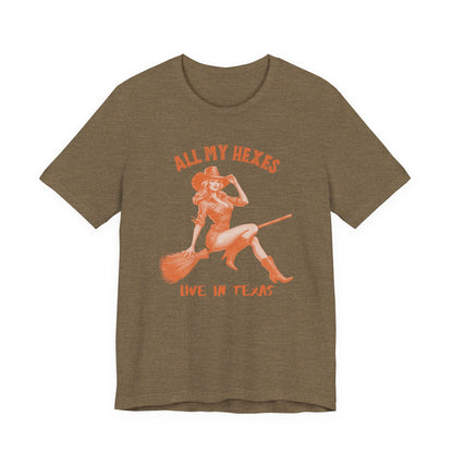Witch Cowgirl Tee, Vintage Western Halloween T-Shirt, Witchy Vibes - PopCultureByDesign36