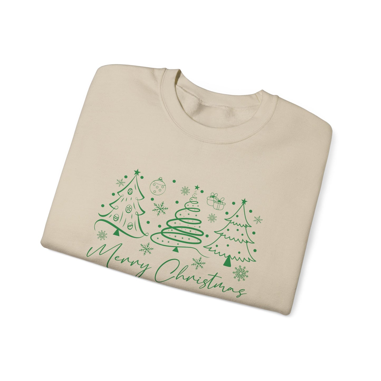 Boho Style Merry Christmas Sweatshirt, Cozy Christmas Outfit - PopCultureByDesign36