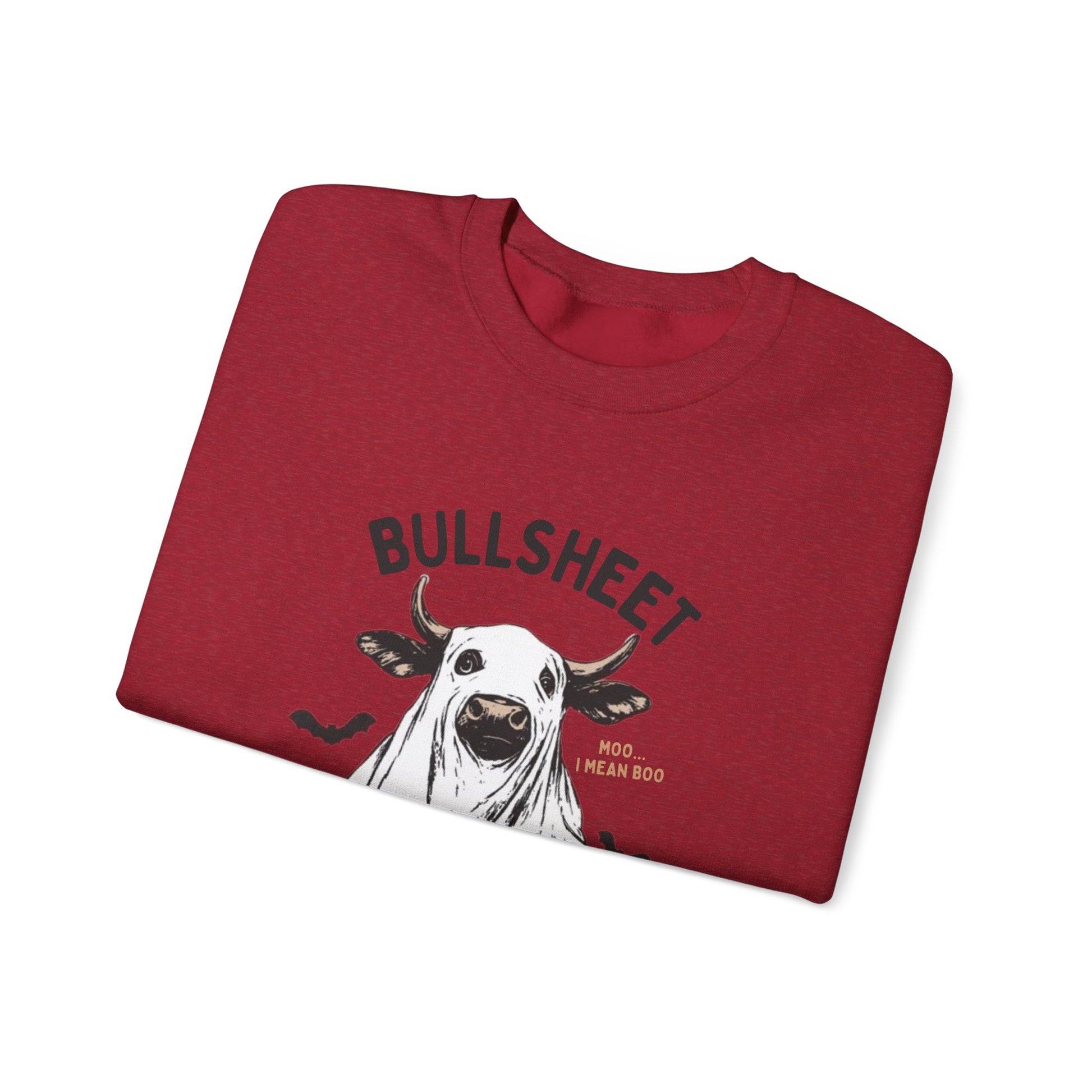 Bull Sheet Sweatshirt, Halloween Ghost Cow Sweatshirt, Trick or Treat Shirt - PopCultureByDesign36