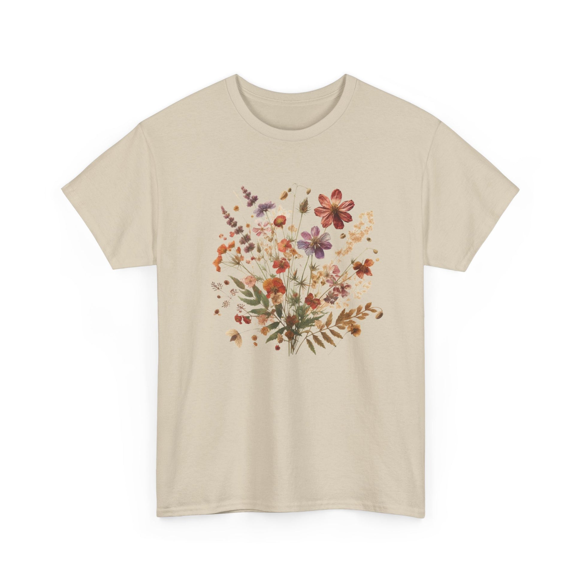 Wild Flowers T-Shirt, Floral Nature T-Shirt, Cottagecore Shirt - PopCultureByDesign36