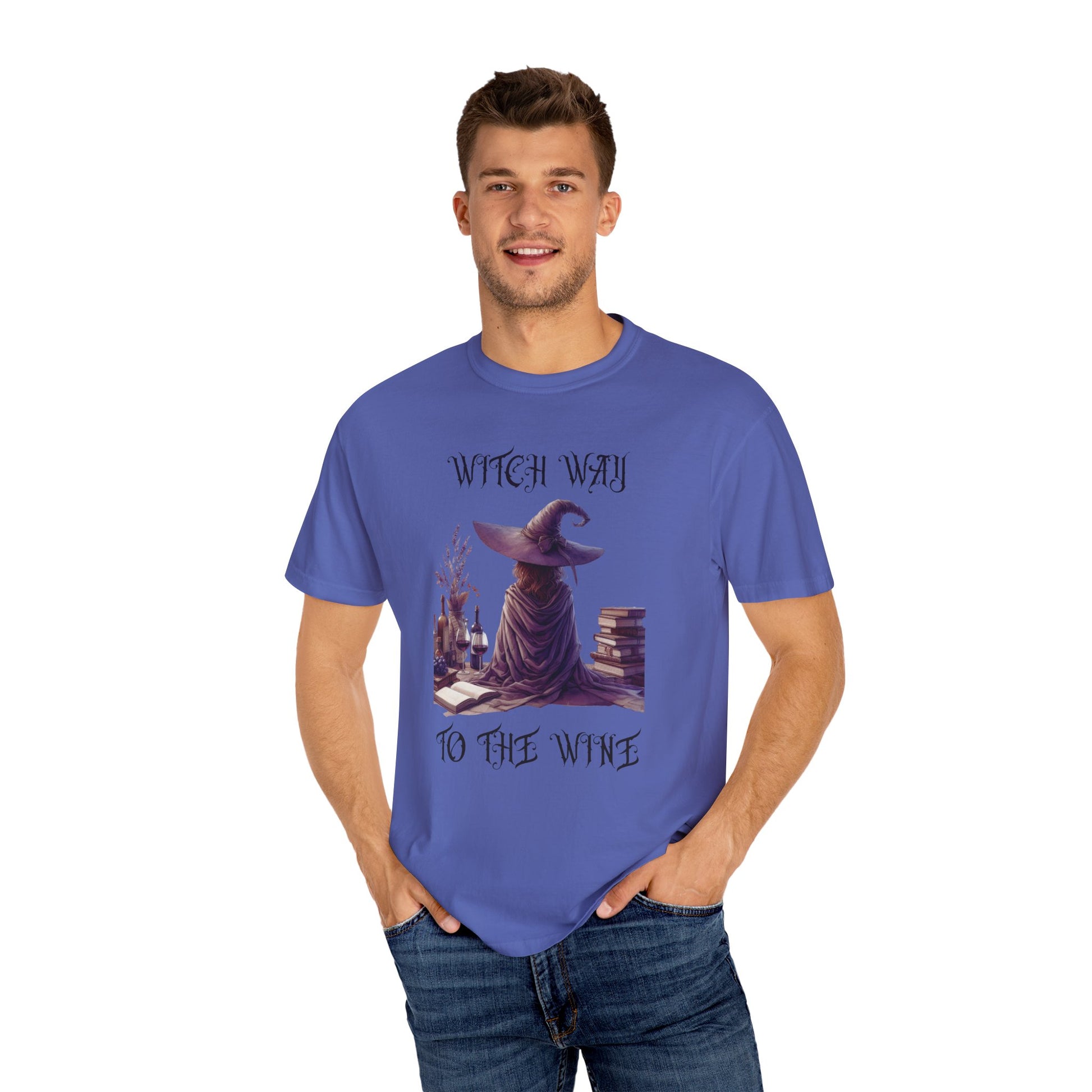 Funny Halloween Shirt, Halloween Witch Shirt, Wine Drinker Gift - PopCultureByDesign36