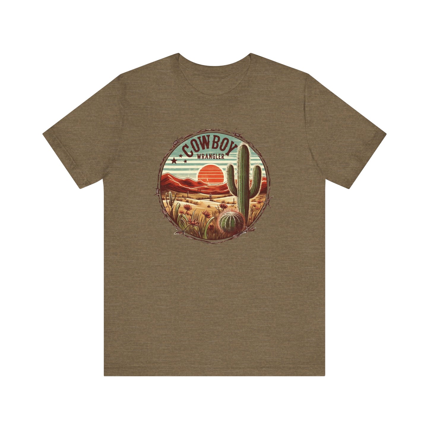 Cowboy Wrangler Shirt, Texas Shirt, Country Music Shirt, Western Shirt - PopCultureByDesign36