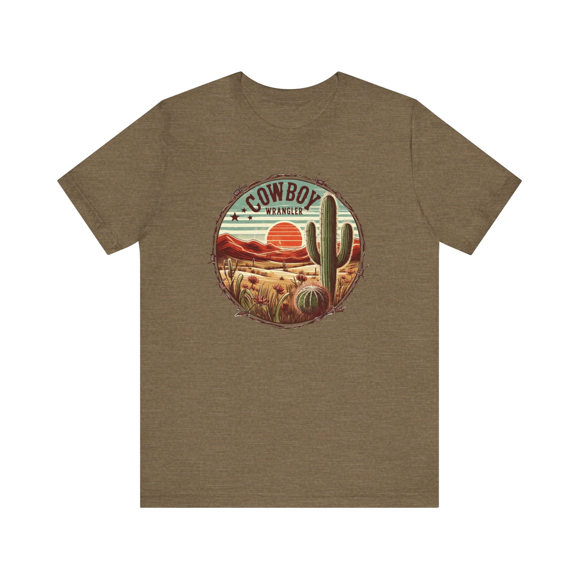 Cowboy Wrangler Shirt, Texas Shirt, Country Music Shirt, Western Shirt - PopCultureByDesign36