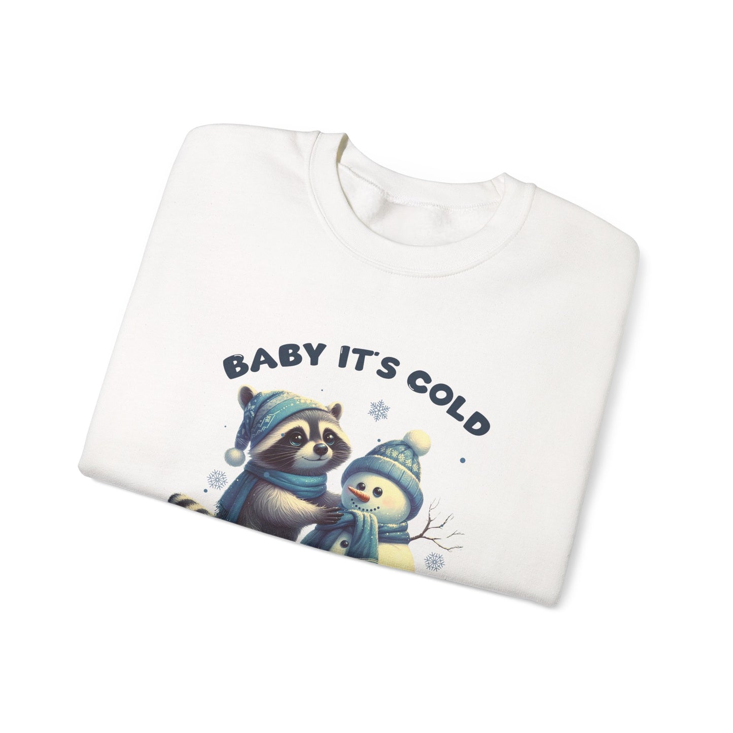 Baby Its Cold Outside Raccoon, Cute Christmas Raccoon, Winter Humor - PopCultureByDesign36
