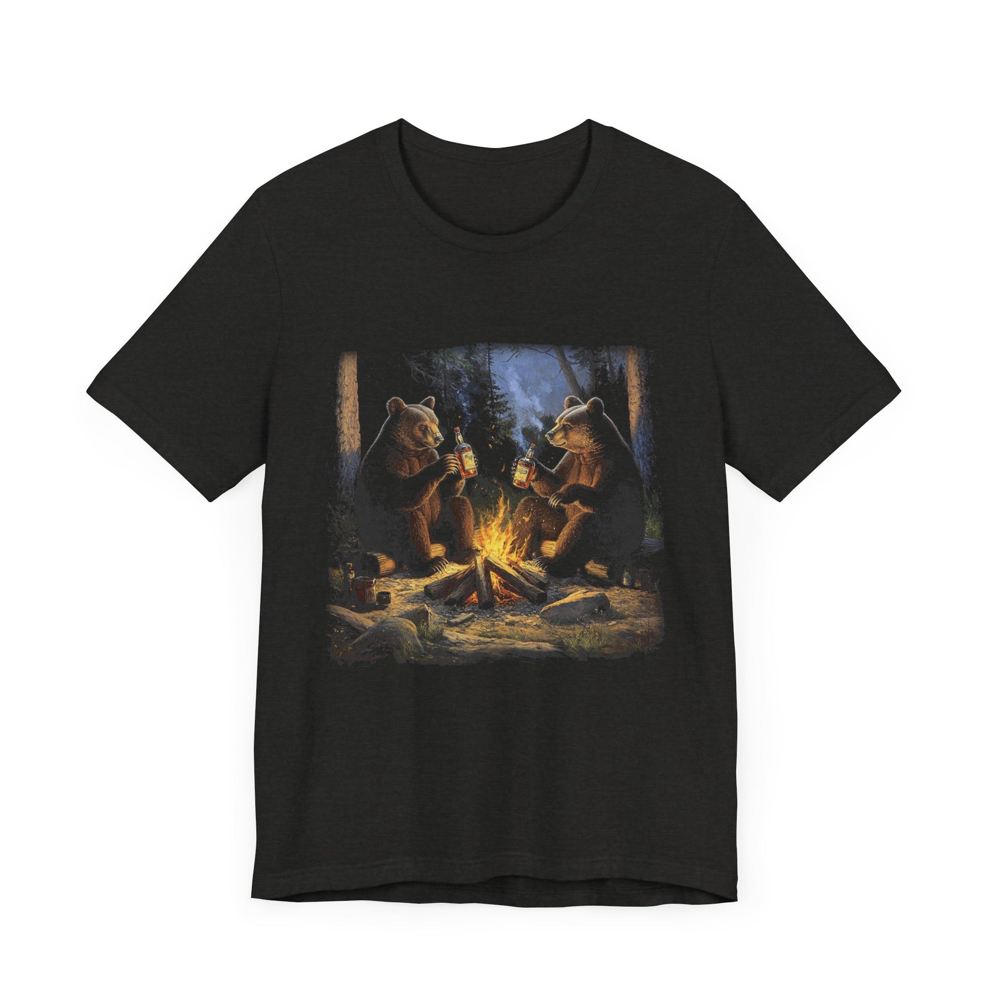 Beer Drinking Grizzly Bear Tshirt, Bear Lover Shirt, Camping Shirts - PopCultureByDesign36