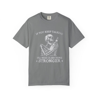 Skeleton Liquor T-shirt, Funny Drinking Tee, Alcohol Lover Gift - PopCultureByDesign36