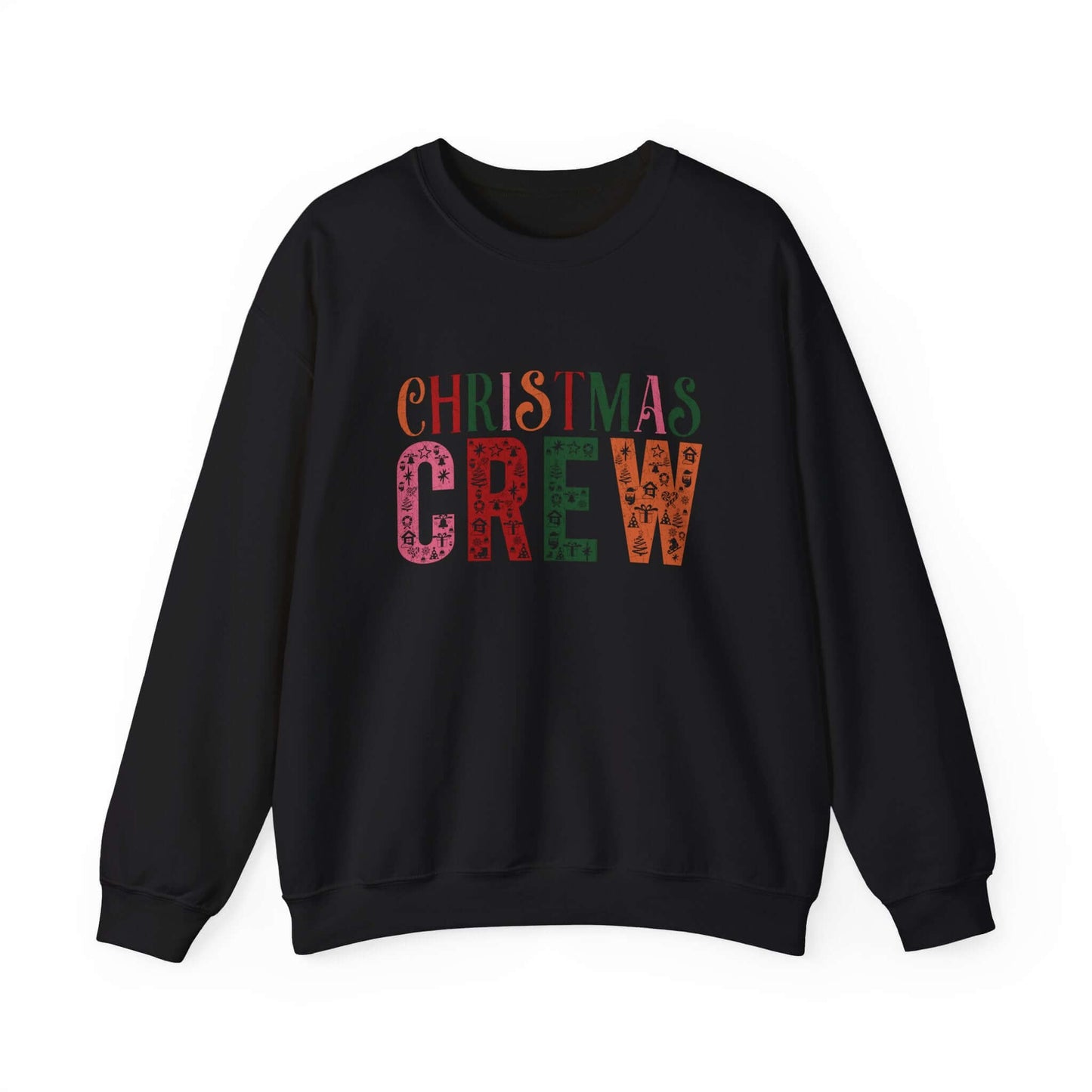 Christmas Crew Sweatshirt, Winter Festive Sweater, Xmas Gift Idea - PopCultureByDesign36