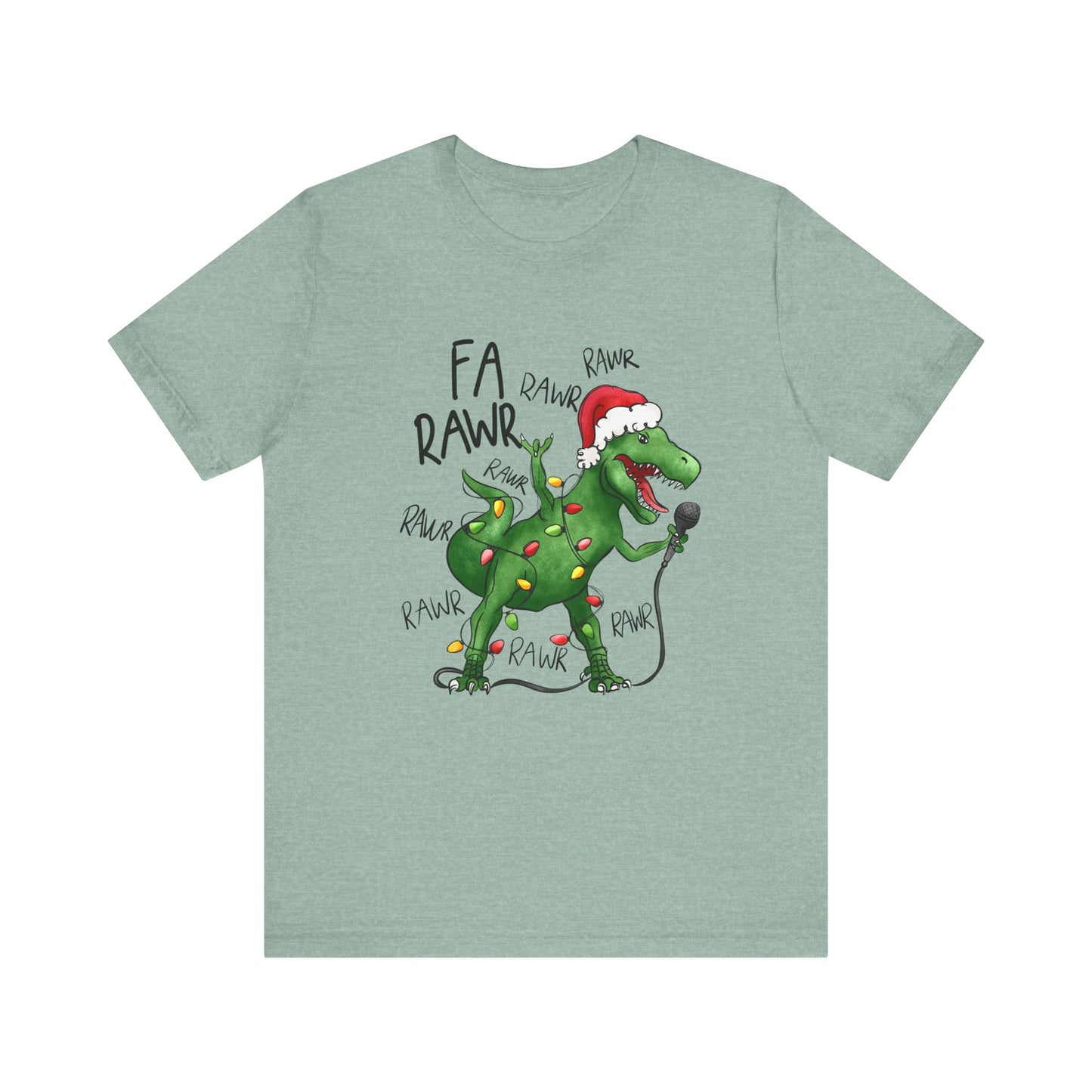 Dinosaur Karaoke Christmas Music Shirt, Christmas Music Shirt - PopCultureByDesign36