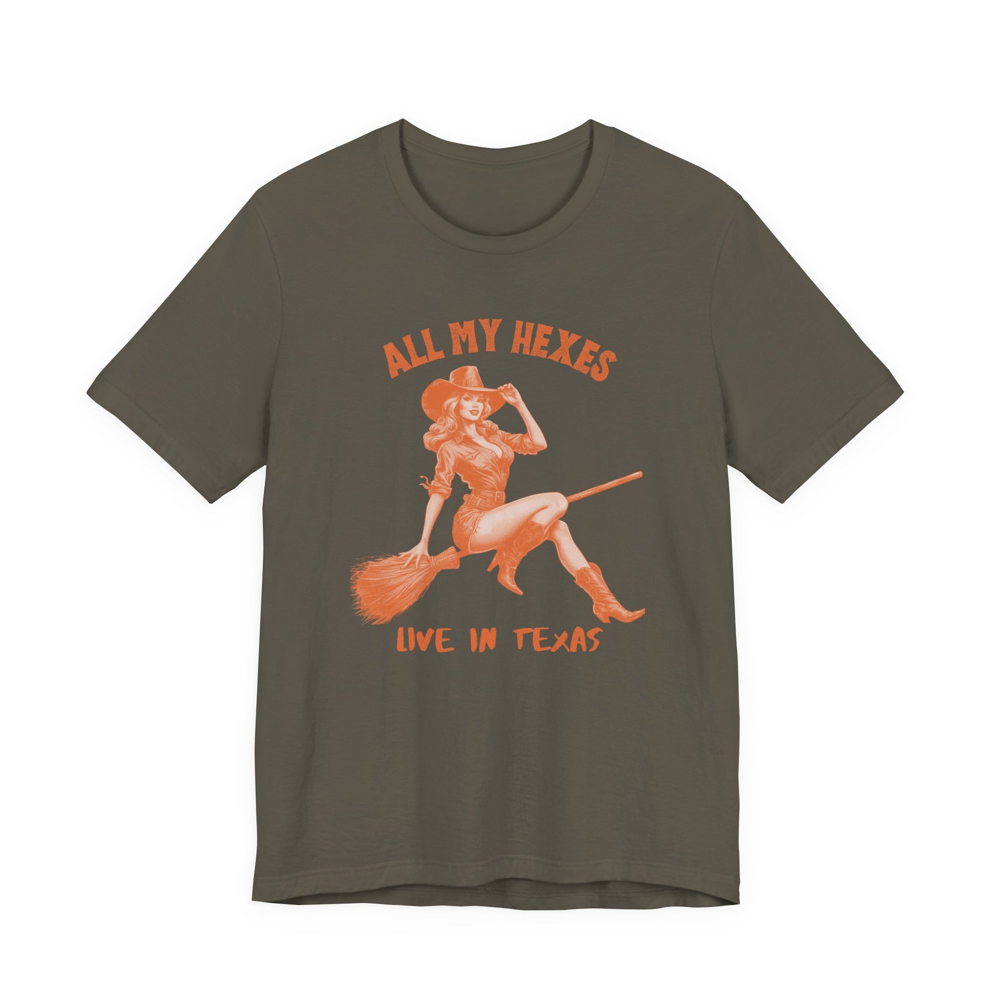 Witch Cowgirl Tee, Vintage Western Halloween T-Shirt, Witchy Vibes - PopCultureByDesign36