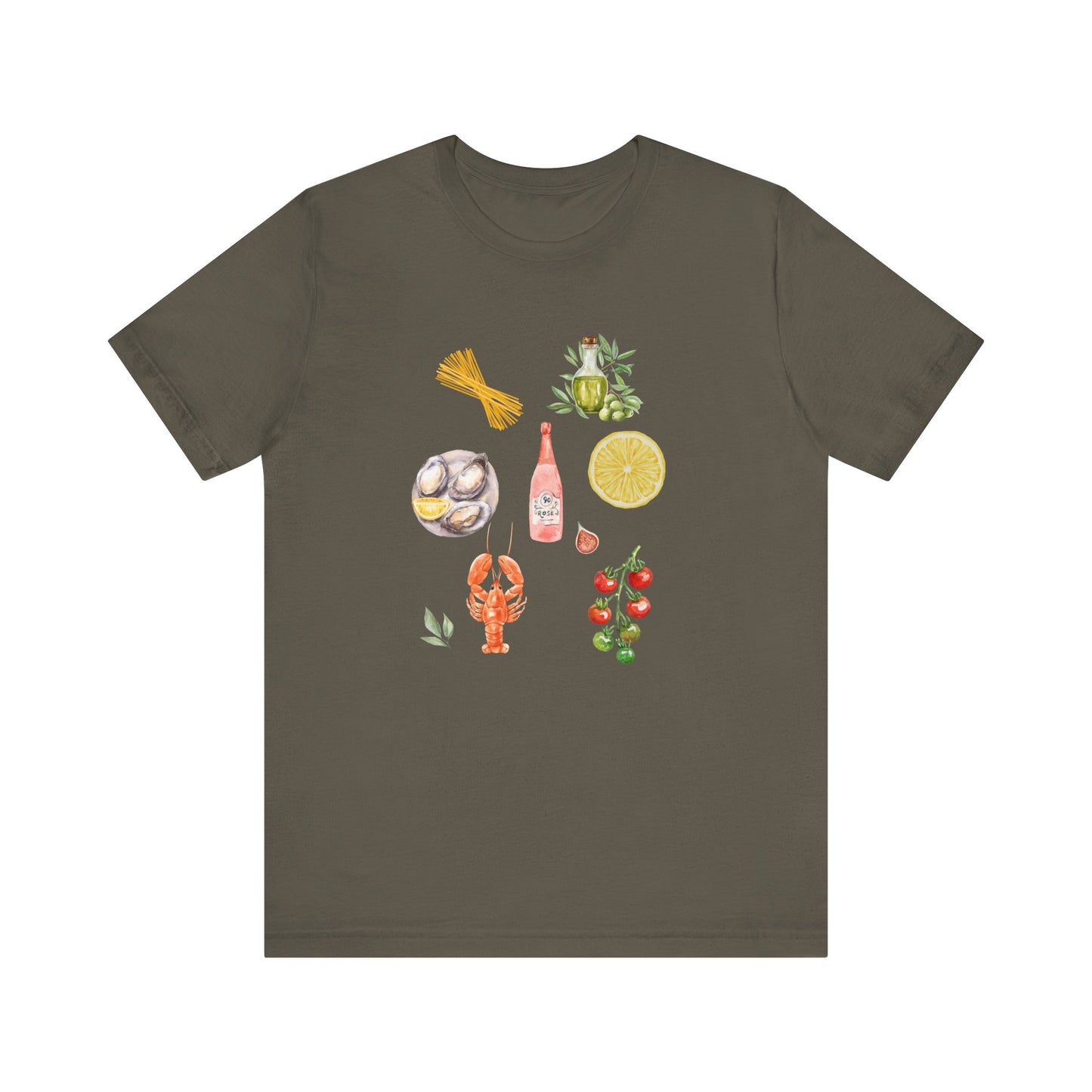 Italia Shirt, Coastal Grandma, Italian Summer Meal Tee - PopCultureByDesign36