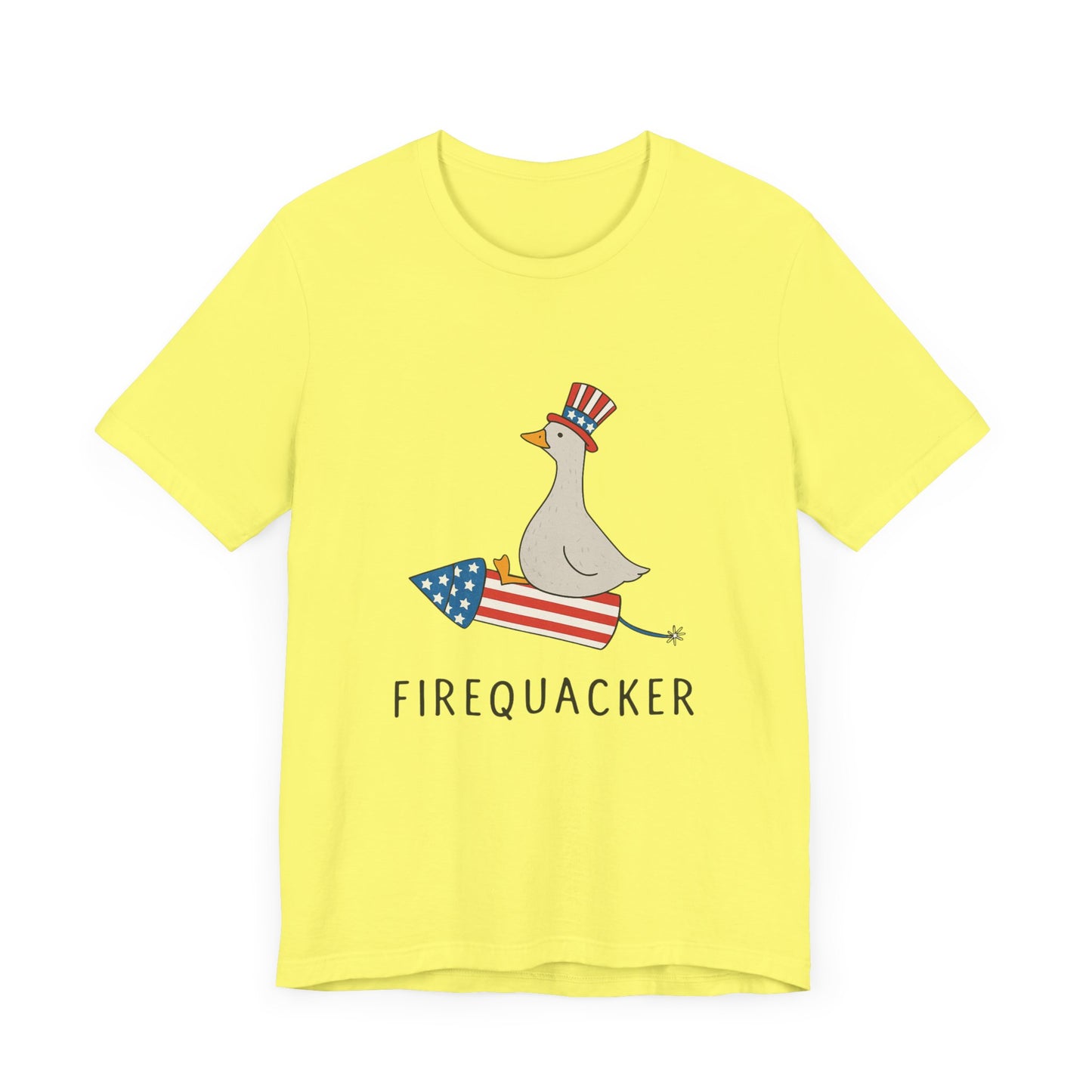 Firequacker Shirt, Funny Fourth Of July Shirt, Funny Goose Shirt - PopCultureByDesign36