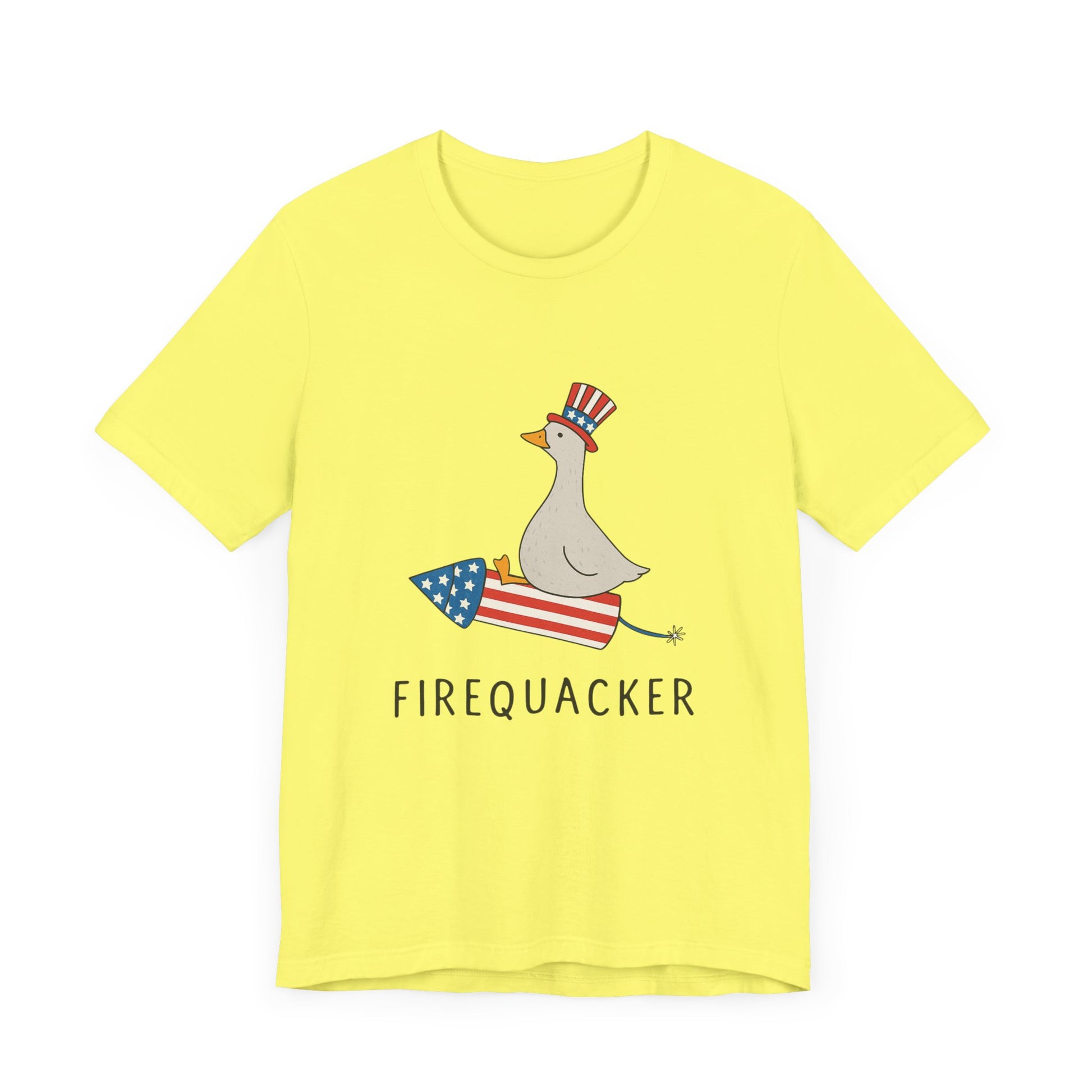 Firequacker Shirt, Funny Fourth Of July Shirt, Funny Goose Shirt - PopCultureByDesign36