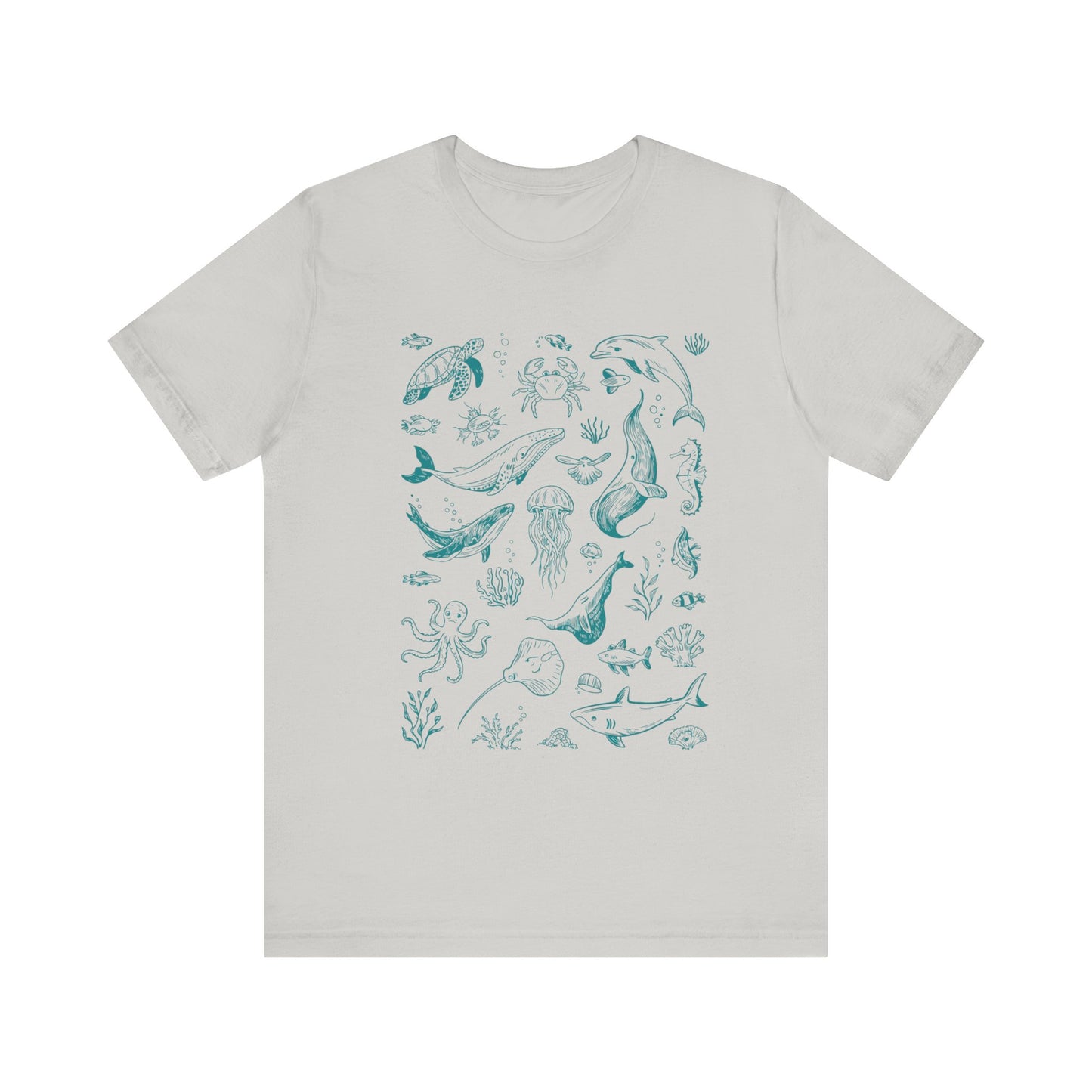 Vintage Ocean Tattoo Style T-Shirt, Retro Ocean Shirt, Ocean Shirt For Men - PopCultureByDesign36