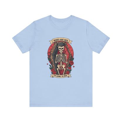 Valentine's Day Shirt, Funny Skeleton Valentines Shirt, I'm Dead Inside - PopCultureByDesign36