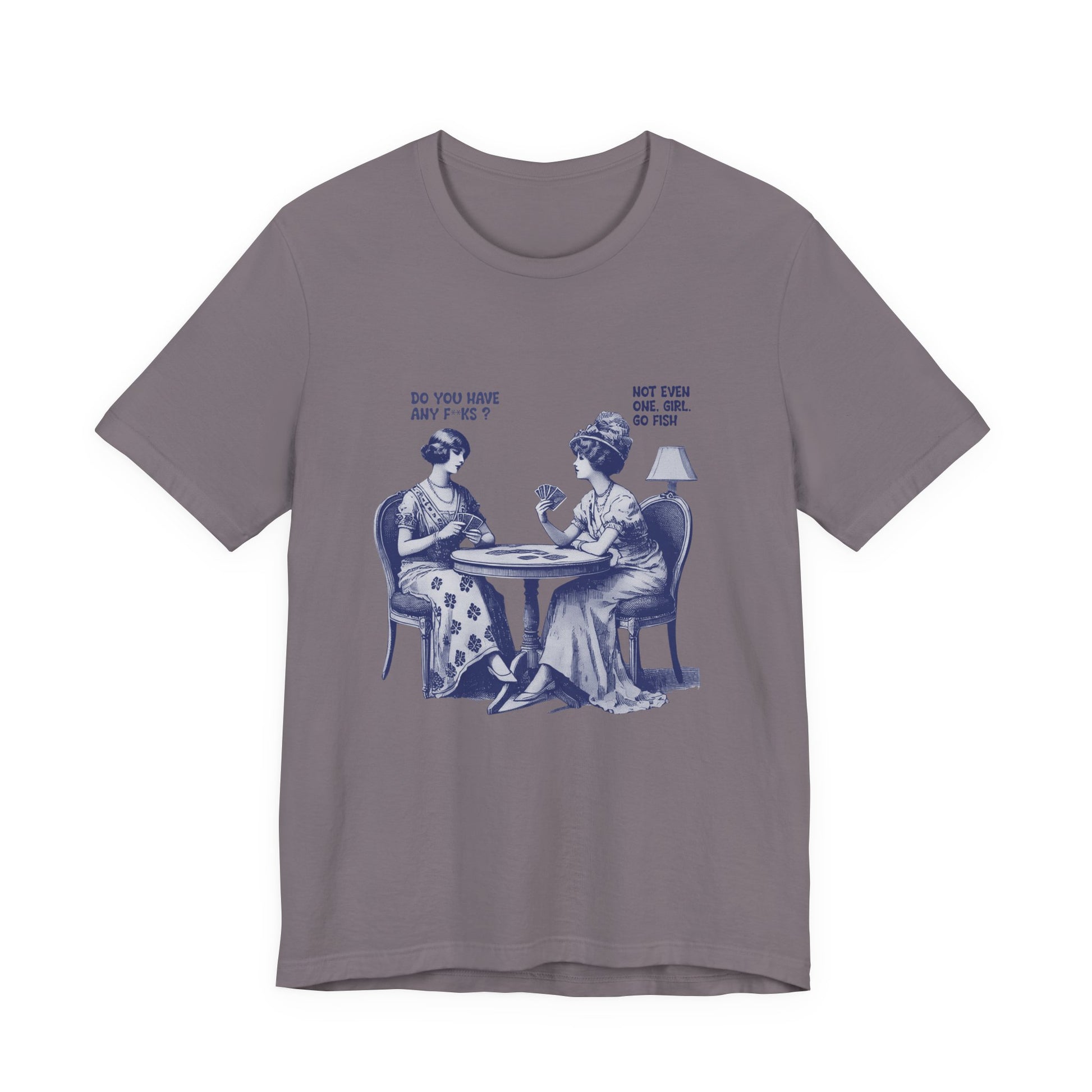 Funny Card Playing Tee, Card Playing Lovers Tee, Vintage Style Top - PopCultureByDesign36