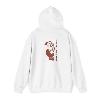 Christmas Santa Hoodie, Cozy Holiday Sweatshirt, Funny Santa Hoodie - PopCultureByDesign36