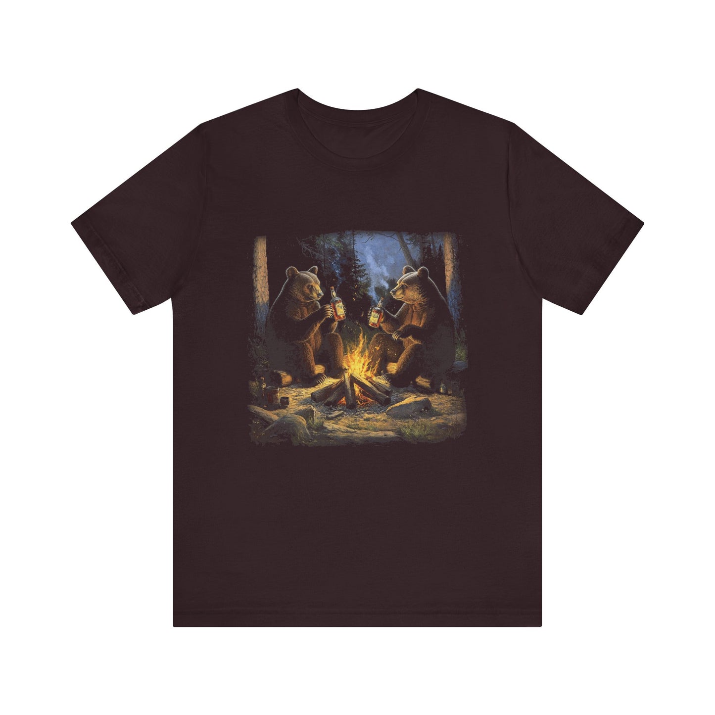 Beer Drinking Grizzly Bear Tshirt, Bear Lover Shirt, Camping Shirts - PopCultureByDesign36