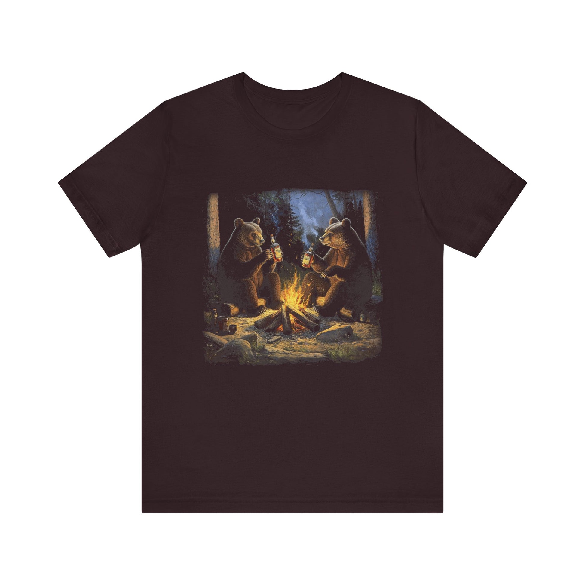 Beer Drinking Grizzly Bear Tshirt, Bear Lover Shirt, Camping Shirts - PopCultureByDesign36