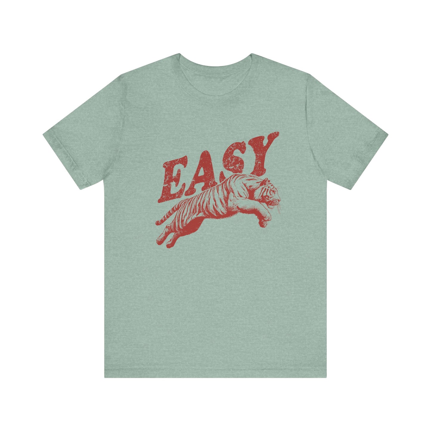 Easy Tiger Shirt, Retro Boho Tee, Hippie Clothes, Indie Shirt - PopCultureByDesign36