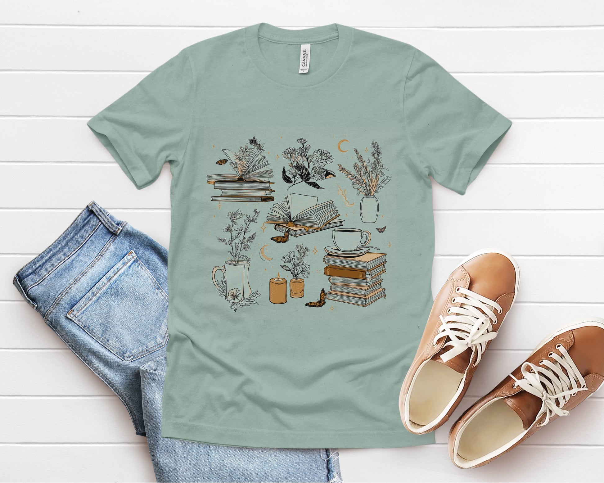 Romance Reader, Vintage Distressed Reading T-shirt, Book Lover Gift - PopCultureByDesign36